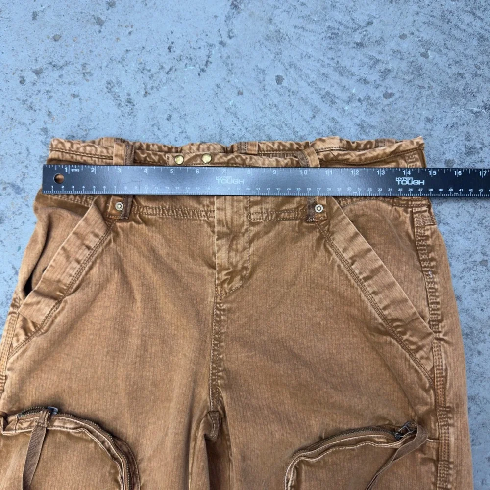 We The Free Free People Tobacco Brown Cargo Utility Pants XS OB1654654